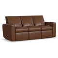 Flexsteel Ava Sedona Leather Power Reclining Sofa, 85" W x 39" D x 40" H, Wall Hugger Design, 21" Seat Height, 291 lb